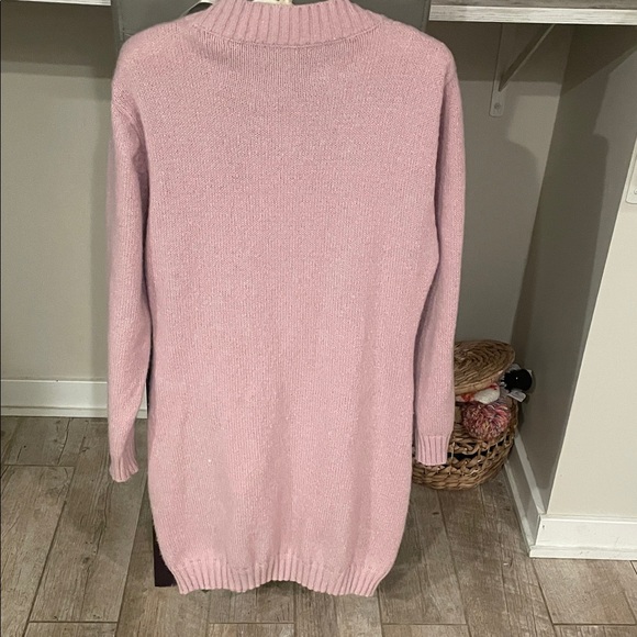 Pink Knit Sweater Dress - Picture 9 of 9